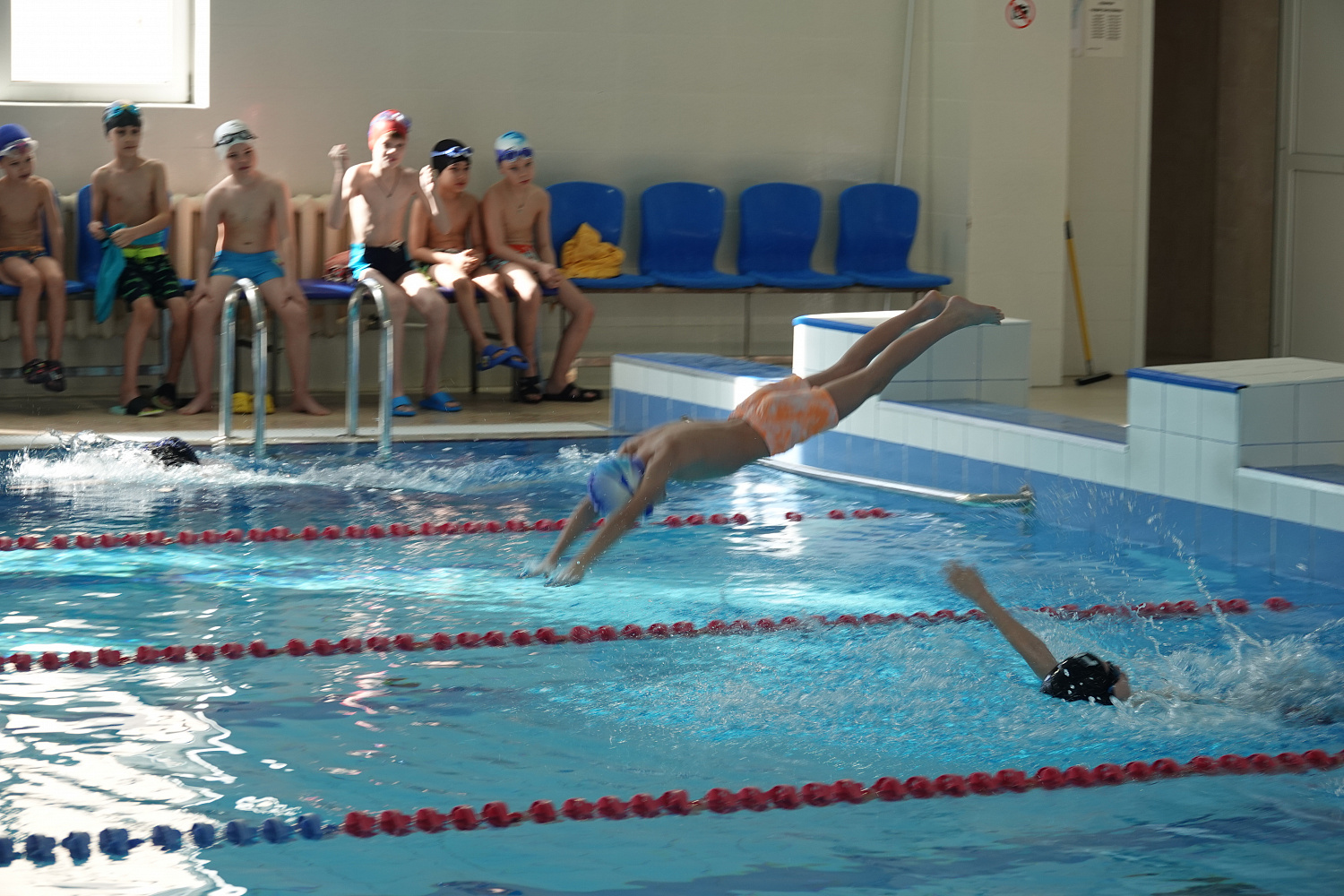 Фотоотчет с соревнований "Умею плавать"